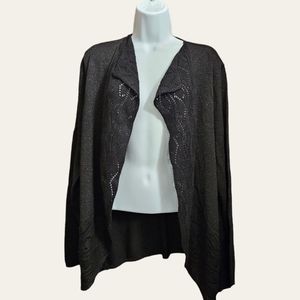 Cardigan Black with shimmer